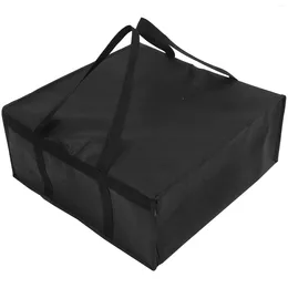 Take Out Containers Food Pizza Insulation Bag Shopping Tote Bags Insulated Cooler Non-woven Fabric For Travel