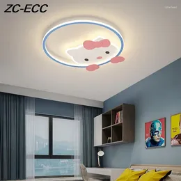 Ceiling Lights Modern Round Led For Bedroom Cartoon Animals Decor Dimmable Lamp Kitchen Study Chandelier Fixtures