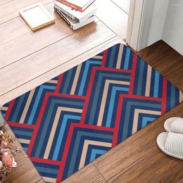 Carpets Stripe Pattern Doormat Rug Carpet Mat Footpad Polyester Anti-slip Absorbent Entrance Kitchen Bedroom Balcony Toilet