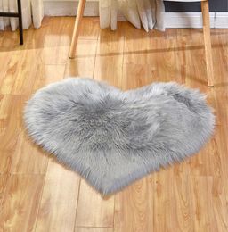 Plush area rugs lovely peach heart carpet home textile multifunctional living room heartshaped anti slip floor mat7052683