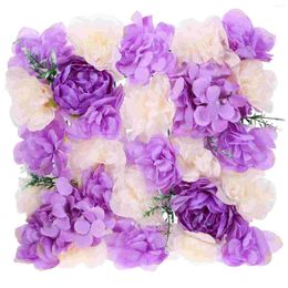 Decorative Flowers Artificial Rose Flower Wall Panel Wedding Pography Prop Backdrop