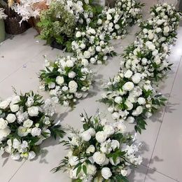 35cm to 60cm diameter can choose)Wedding Lilac Artificial Rose Hydrangea Flower Ball Centrepiece