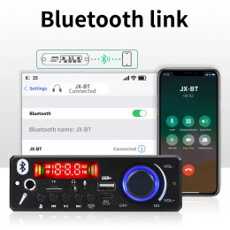 160W Amplifier Bluetooth MP3 Decoder Board DIY Car MP3 Player USB FM Recording Folder Switching Microphone Handsfree with Remote