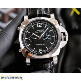 Luxury Watch Designer Uhren Uhren für Herren Mechanical Automatic Bewegung Sapphire Mirror 47mm Cowide Watchband Spor 0o7f Weng