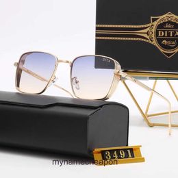 High end Summer sun protection sunglasses High quality dita sunglasses high-end driving glasses celebrity street photo glasses Original 1to1 With Real Logo