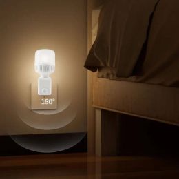 Infrared wall plug-in human sensing lamp holder LED Light Socket To EU Plug Holder Adapter Converter ON/OFF For Bulb Lamp