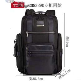 TUMIIs Back Functional Travel Alpha Quality Bag Mens High Business Bags TUMII Designer Pack 2024 Backpack Ballistic Nylon Computer 232389 O5PK