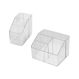 Decorative Figurines Bathroom Storage Box Table Organizer Modern Durable Transparent Desktop