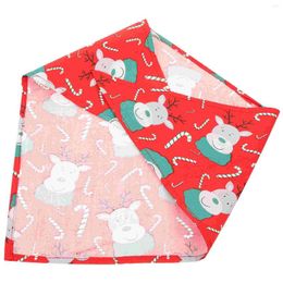 Dog Apparel Pet Bib Triangle Bibs Christmas Scarves Orange Bandana Holiday For Costume Accessory Decorations