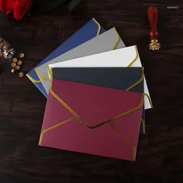 Gift Wrap 30Pcs Pearlescent Paper Envelope Wedding Party Invitation Card Packing Envelopes DIY Handmade Packaging Bag 12.5x17.5cm