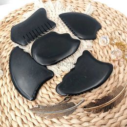 Massage Stones Rocks Natural Bian Stone Facial Gua Sha Kerokan Scraper Tool For Neck Face Beauty SPA Massage Guasha Skin Care Fades Wrinkles Spots 240403