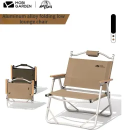 Furnishings Mobi Garden Portable Outdoor Folding Chair Back Stool Camping Kermit Lightweight Aluminum Fishing Chair