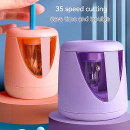 Sharpeners Electric Auto Pencil Sharpener Usb Rechargeable Boy Girl Pencil Sharpener Pencil Colour Pencil School Office School Stationery