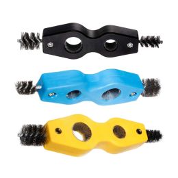 4 in 1 Car Battery Brush Cleaning Tool Rust Removal Double Head Brushes for Truck Copper Pipes Brazing