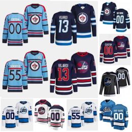 Hockey Jersey 37 Connor Hellebuyck 55 Mark Scheifele 80 Pierre-Luc DuBois 26 Blake Wheeler 22 Mason Appleton 36 Morgan Barron 81Connor 2023 RCAF Centennial Centennial Blue Blue