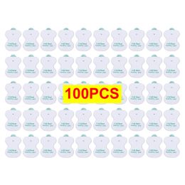 Products 100/50PCS Self Adhesive Replacement Tens Electrode Pads Square Muscle Stimulator Electric Digital Machine Massager Stickers