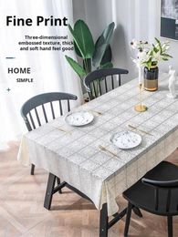 Table Cloth Household Lace Tablecloth Waterproof Oilproof And Ironproof Retail El