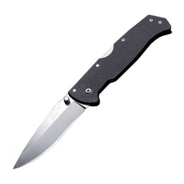 H9981 Folding Knife 9Cr13Mov Satin Drop Point Blade G10 Handle Outdoor Camping Hiking Fishing EDC Pocket Folder Knives with Retail Box