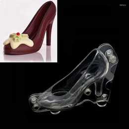 Baking Moulds Big Size Stereo High Heel Chocolate Mould With Magnets DIY Candy Jelly Fondant Cake Decorating Tools