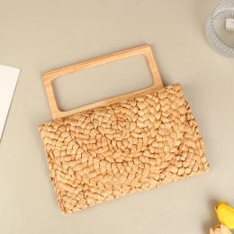 Square Wooden Bags Handle DIY Sewing Brackets Purse Frames Handles For Making Handbag Accessories