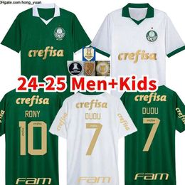 25 Palmeiras 24 DUDU Soccer Jerseys Home green BRENO LOPES RONY G.GOMEZ Shirt Away D.Barbosa LUCAS LIMA G.MENINO MINA G.VERON kids kit football uniforms