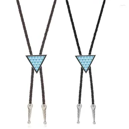 Bow Ties Cool Necklace Present For Girls Bolo Tie Clavicle Chain With Pendant