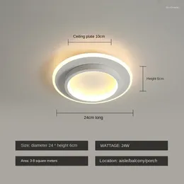 Ceiling Lights LED Light Modern Pendant For Entrance Living Room Bedroom Corridor Atmosphere Lighting Minimalism Lamp