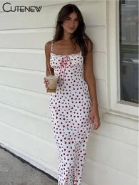 Casual Dresses Cute Rose Print Trend Maxi Women Summer Hipster Suspendency Bandage Straight Bodycons Female Concise Street Vestidos