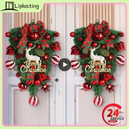 Party Decoration Christmas Wreath Unique Design Courtyard High Quality Outdoor Easy To Hang