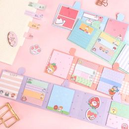 1 Pc 220 Sheets Kawaii Girly Animals Index Memo Pad N Times Sticky Notes To Do List Planner Sticker Cute Stationery