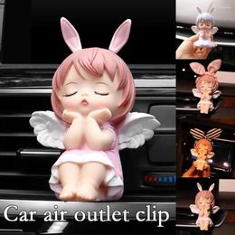 Car Decoration Interior Air Outlet Aroma Condition Perfume Annie Cute Creative Clip Fresher I4G5