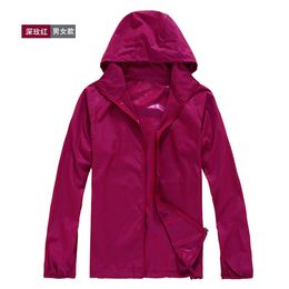 Womens Jackets Fashion Quick Dry Skin Waterproof Windbreaker Sun Protection Anti-Uv Coats Outdoor Sports Clothing Cam Jacket 10Pcs P Otxny