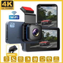 Dash Cam for Cars 4K Front and Rear Camera for Car Dvr WIFI APP Control Car Camera for Vehicle Video Recorder Rear View Camera