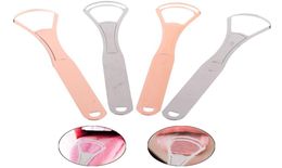 1Pcs Tongue Cleaner Stainless Steel Scraper Reusable Tongue Scraper for Oral Care Oral Hygiene Odour Scraper Scraping8028855