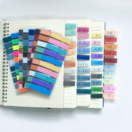 200Pcs Index Tabs Writable File Tabs Flags Colored Page Markers Labels For Reading Notes Books School Office Supplies