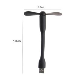 Mini USB Fan Portable Ventilador Flexible Bendable Cooling Fan For Power USB Fan For Computer Summer