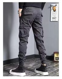 Men's Pants Spring Autumn Man Harem Y2k Trousers Tactical Military Cargo Men Techwear High Quality Outdoor Hip Hop Work Stacked Slacks