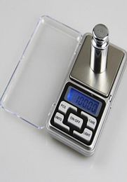 Digital Pocket Scales Digital Jewellery Scale Gold Silver Coin Grain Gramme Pocket Size Herb Mini Electronic backlight Scale 12pcs IIA4715746