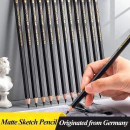 Pencils FaberCastell HB 2B 4B 6B 8B 10B 12B 14B Matte Sketch Pencil Art Graphite Charcoal Pencils Set For Writing Shading Sketch