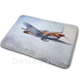 Carpets P - 40 Warhawk Carpet Mat Rug Cushion Soft P40 Paintings And Classic Wwii Art