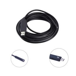 9mm USB Borescopes 1600 X 1200P 6 LEDs USB Waterproof HD Endoscope Pinhole Borescope Video Camera 7M