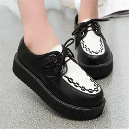 Dress Shoes Creepers Platform Mary Jane Women's Chunky Fashion Casual Handmade Female Loafers Spring Autumn Ladies Single