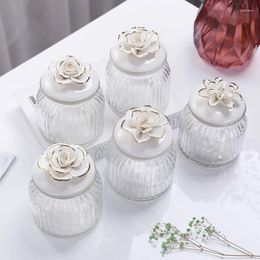 Storage Bottles 640ml Airtight Food Containers Good-looking Kitchen Container Glass Jar With Lid Sugar Coffee Tea Pots