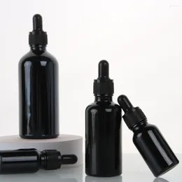 Storage Bottles 5ml Black Essenses Oils Bottle Anti-leak Portable Liquid Sealing For Outdoor Travel