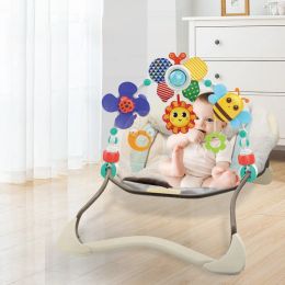 Baby Stroller Toy Crib Mobile Bed Bell Arch Musical Rattle Adjustable Clip Hanging 0 12 Months Educational Toys For Newborn Gift