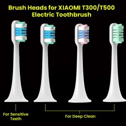 6pcs Replacement for XIAOMI T300/500/700 Brush Heads Onic Electric Toothbrush Soft Bristle Nozzles with Caps Sealed Package