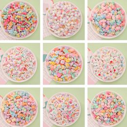 Mini mixed rainbow Cherry diy cream glue phone case nail earrings hairpin Jewellery resin accessories wholesale