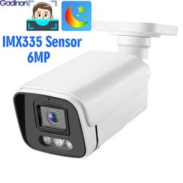 Other CCTV Cameras Gadinan 6MP IP Bullet Camera IMX335 Sensor H.265+ 3072*2048 Low illumination Colour Face Motion Detection XMEYE iCSee Y240403