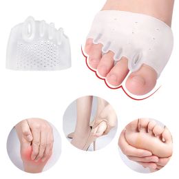 Silicone Forefoot Pads Five-hole Honeycomb Toe Separator Gel Pain Relief Insoles Prevent Feet Callus Blisters Corn Foot Care