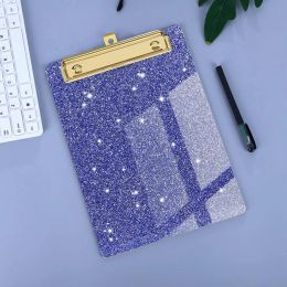 1pc 15*10cm Acrylic Clipboard Memo Pad Clip Board Loose-leaf Notebook File Writing Clamps Paper Holder Office School Supplies